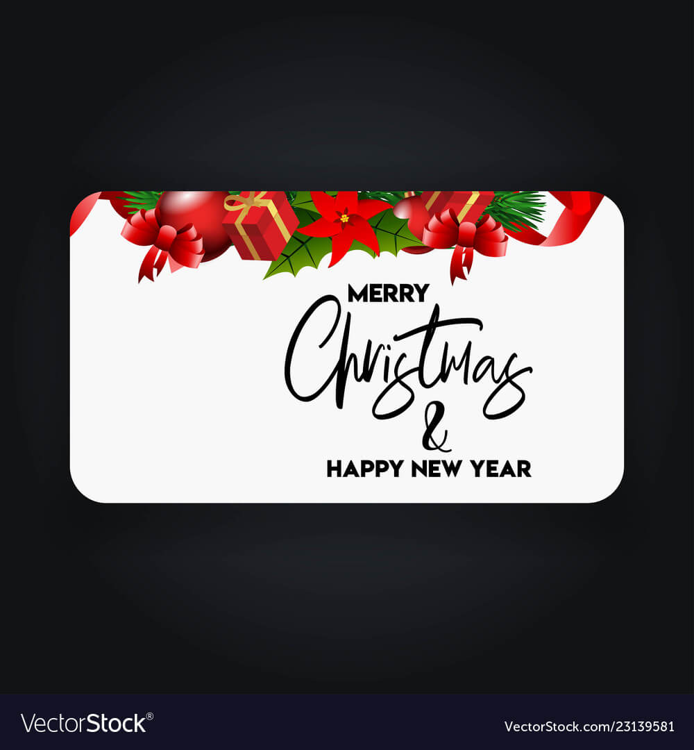 Merry Christmas 2019 Banner Template Regarding Merry Christmas Banner Template