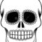 Mexican Sugar Skull Template Stock Vector - Illustration Of with Blank Sugar Skull Template