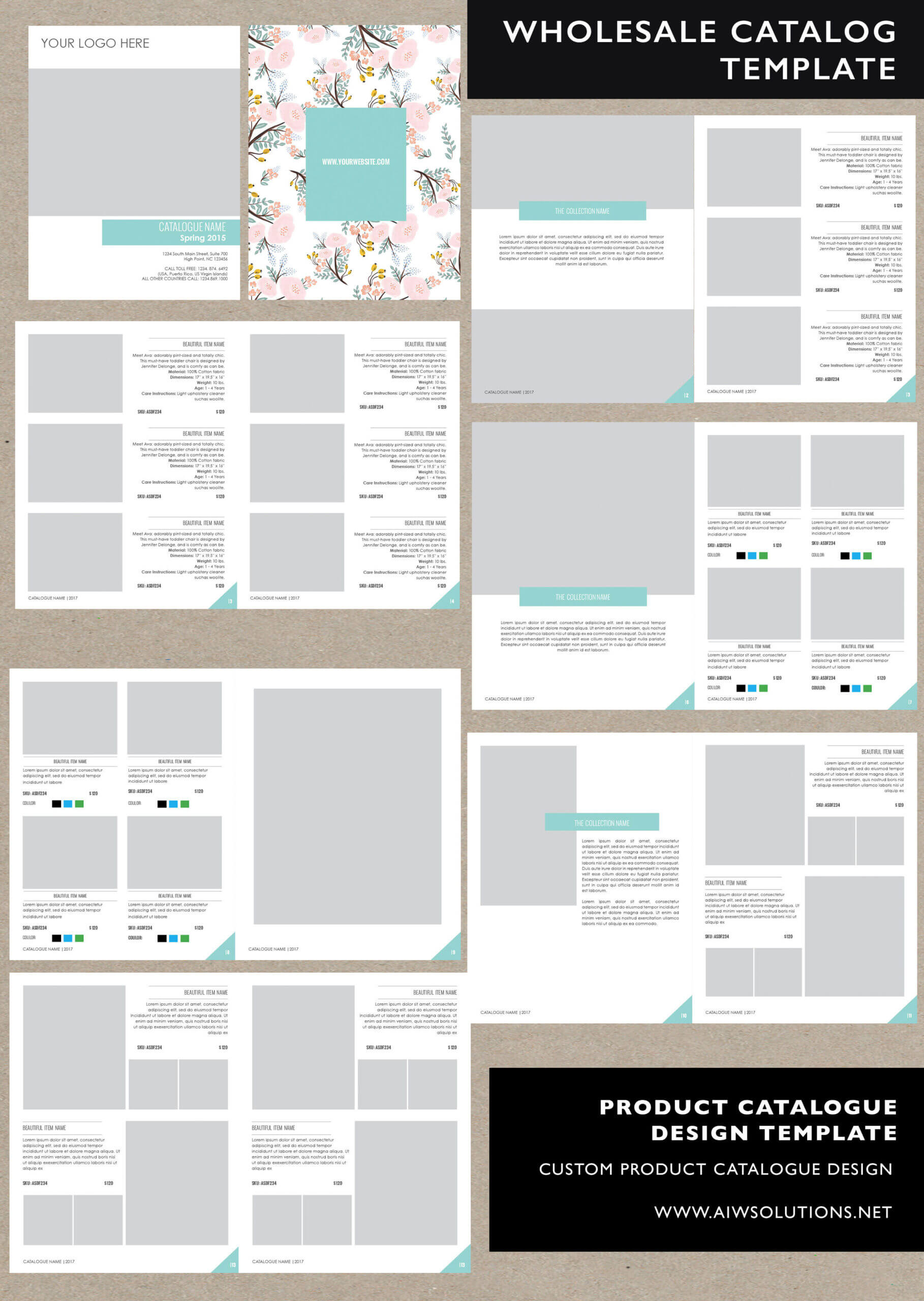Microsoft Word Catalog Template Fresh Wholesale Linesheet With Catalogue Word Template