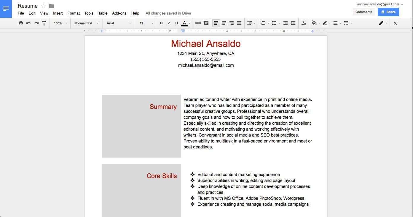 Microsoft Word Vs. Google Docs On Columns, Headers, And With 3 Column Word Template