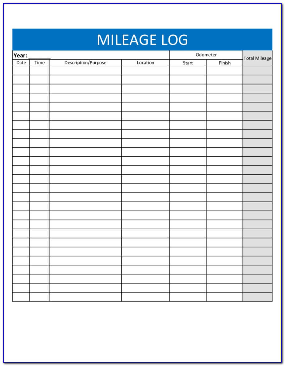 Mileage Forms Template – Form : Resume Examples #7Mk9Mm4Kgy Inside Mileage Report Template