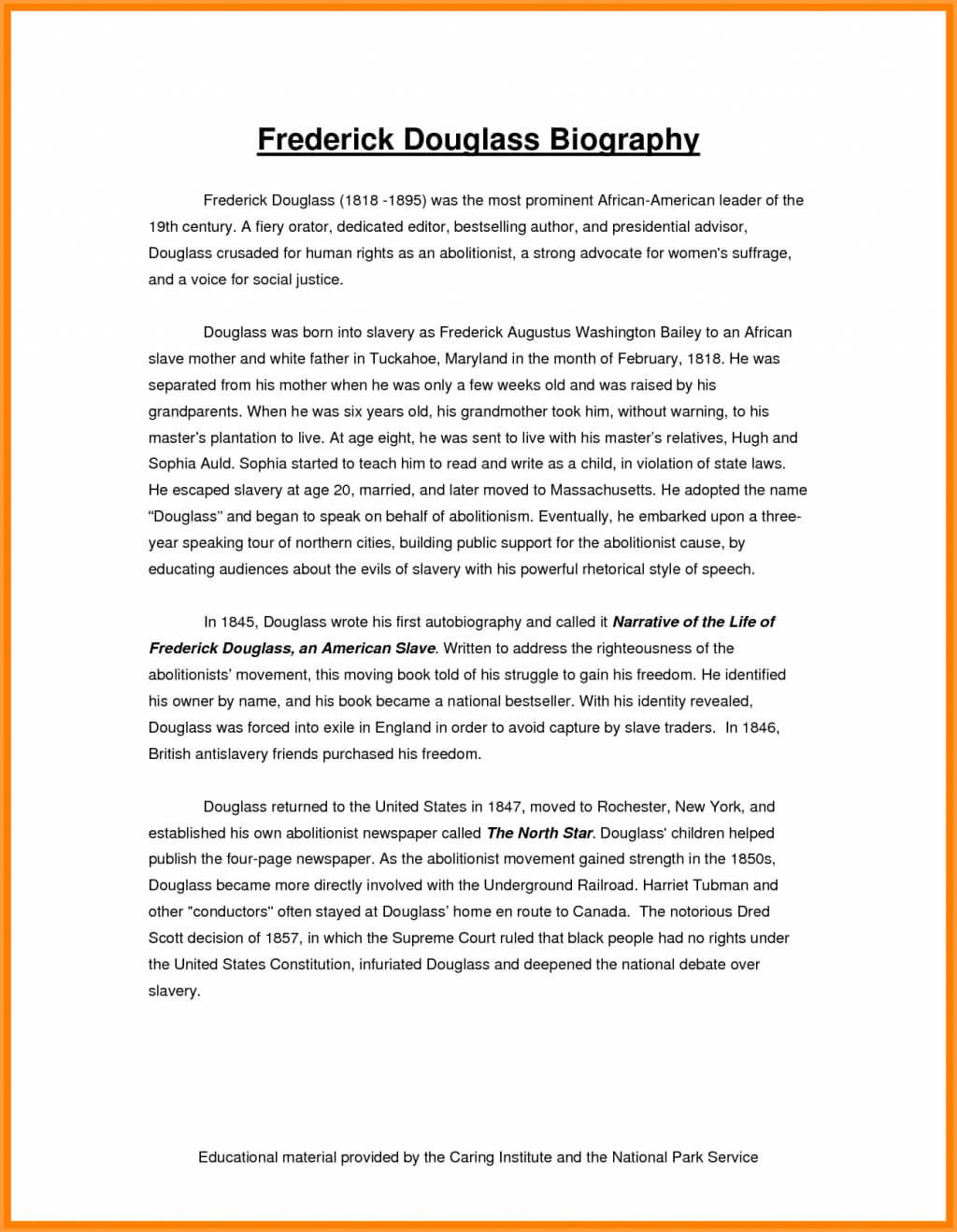 Word Bibliography Template