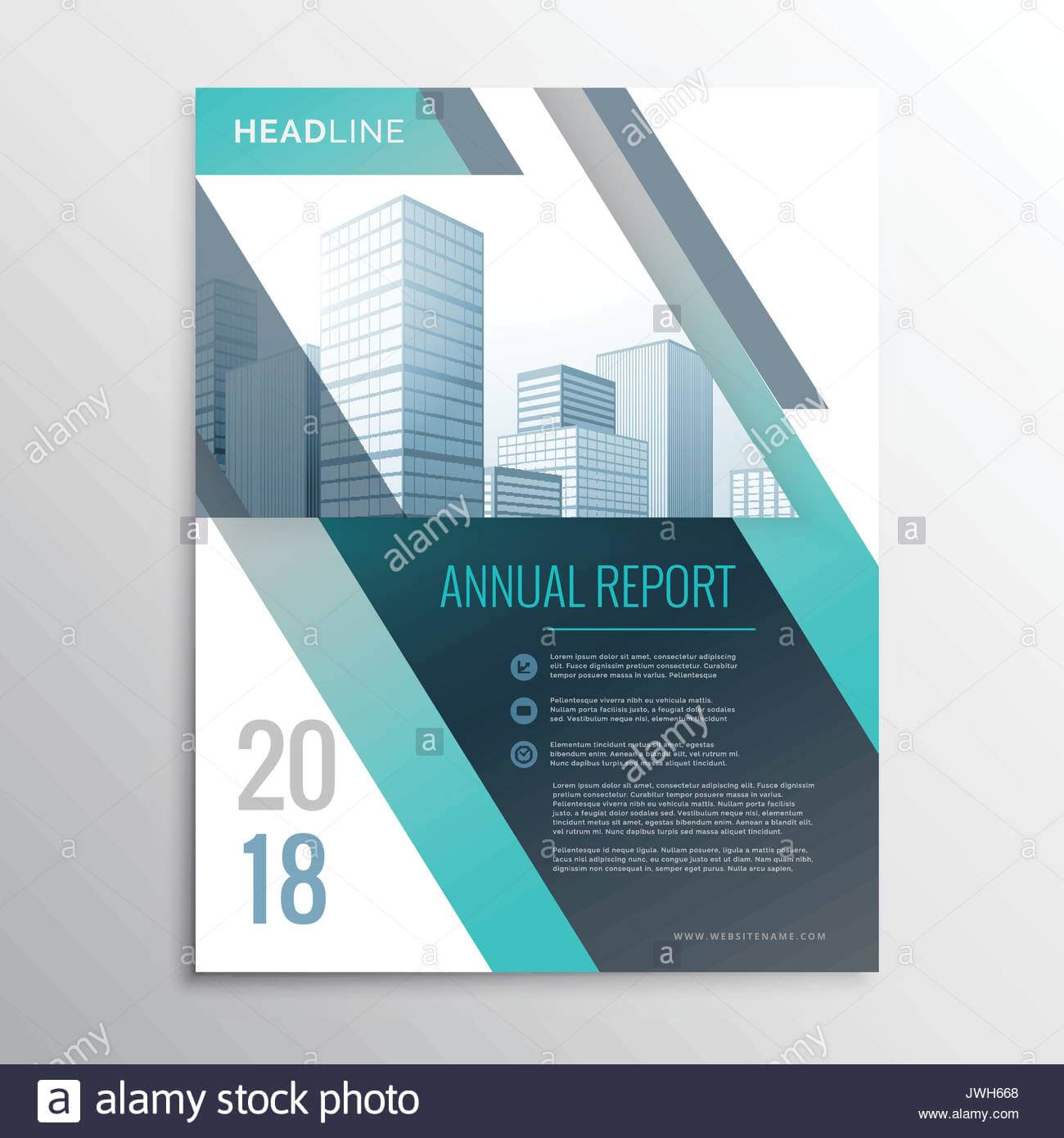 Modern Annual Report Business Brochure Design Template Cover Pertaining To Cover Page For Annual Report Template