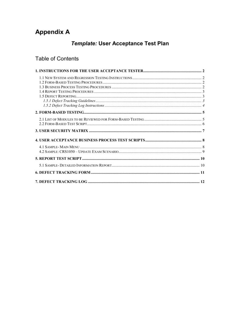 Moe Uat Template Throughout User Acceptance Testing Feedback Report Template