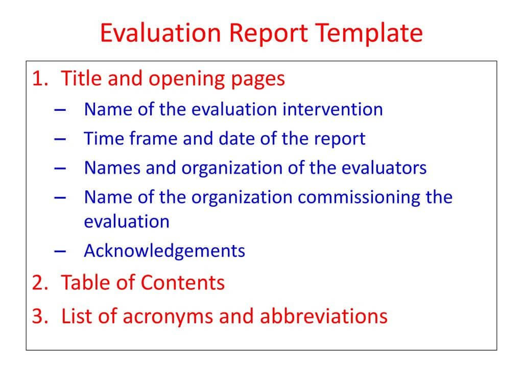 Monitoring & Evaluation And Impact Assessment Of Project Within Monitoring And Evaluation Report Template