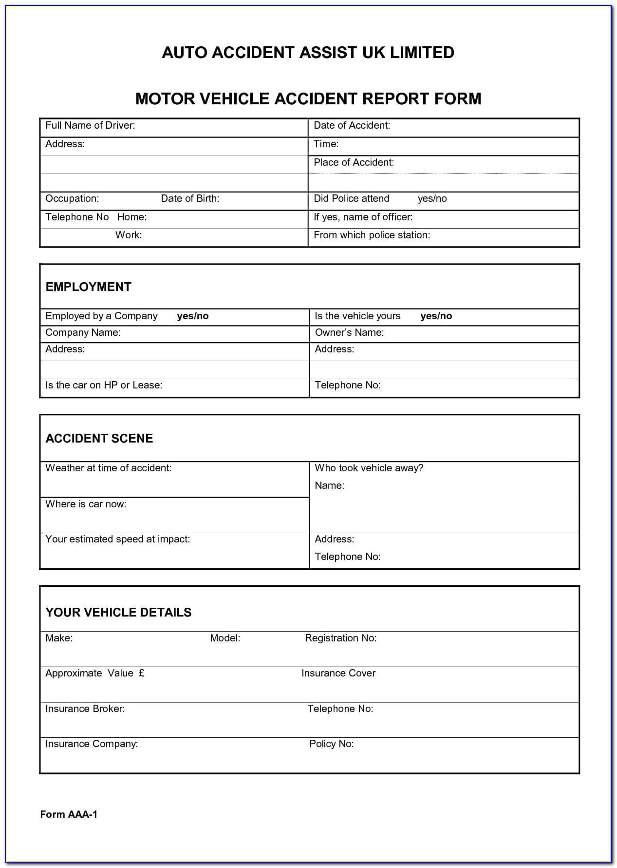 Ncr Report Template Cool Best S Of Accident Form Template In Regarding Ncr Report Template