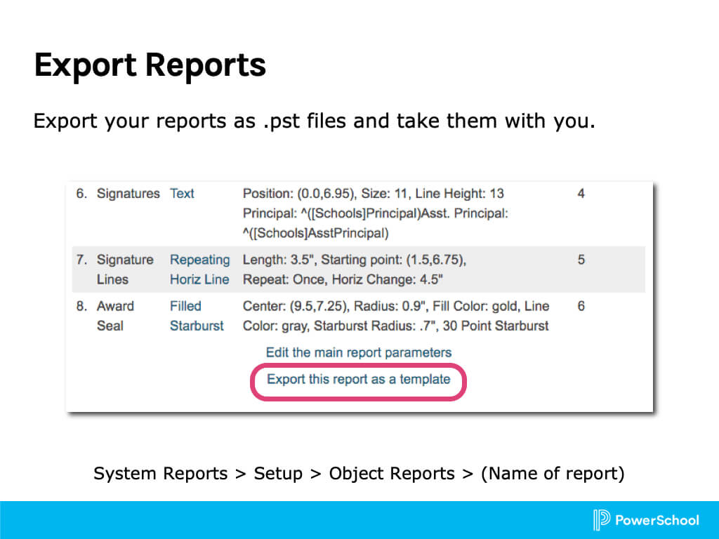 Object Reports 1: Basic Building Blocks Intended For Powerschool Reports Templates