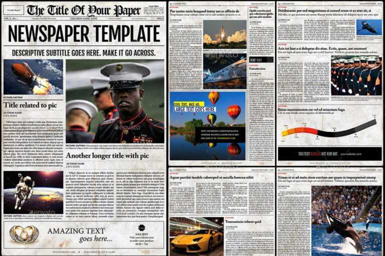 Old Newspaper Template Microsoft Word Free Download Psd For Magazine 