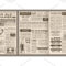 Old Newspaper Template Style Free Photoshop WordPress With Regard To Blank Newspaper Template For Word