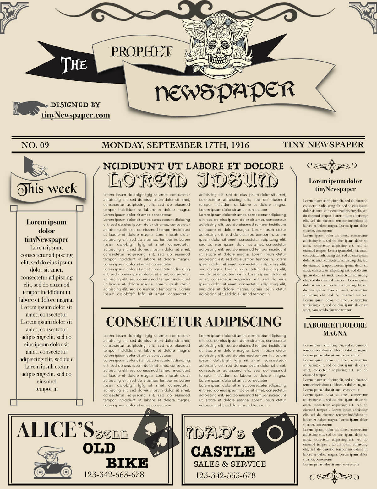 Old Time Newspaper Template Google Docs Word Article Within Old Newspaper Template Word Free
