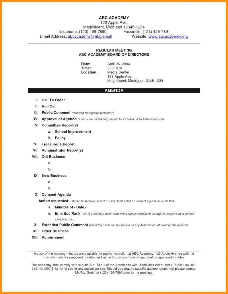 One Day Conference Agenda Template Word Powerpoint Free For Event Agenda Template Word
