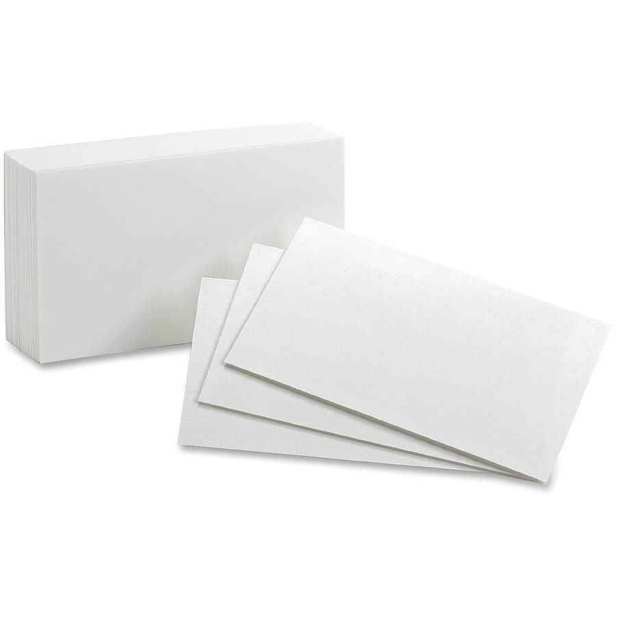 Oxford Blank Index Card For 3X5 Blank Index Card Template