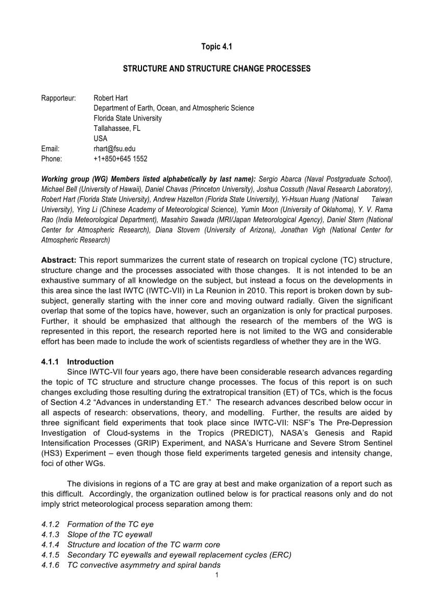 Pdf) Structure And Structure Change Processes – Rapporteur With Rapporteur Report Template