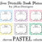 Personalized Your Library With Free Printable Chevron Book Intended For Bookplate Templates For Word