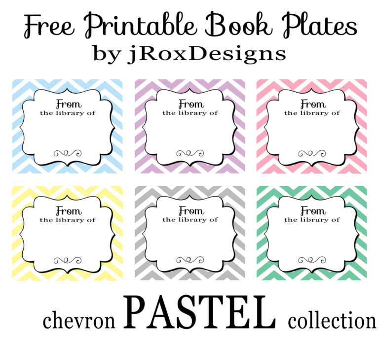 personalized-your-library-with-free-printable-chevron-book-intended-for