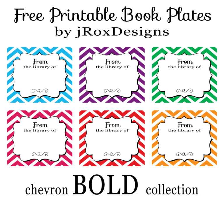 personalized-your-library-with-free-printable-chevron-book-regarding