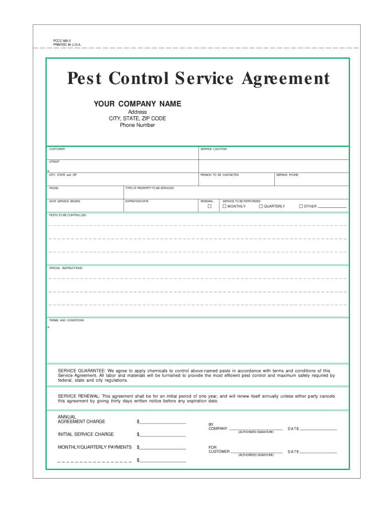 Pest Control Certificate Format – Fill Online, Printable Within Pest Control Report Template