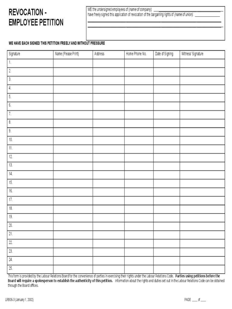 Petition Template - 4 Free Templates In Pdf, Word, Excel In Blank Petition Template