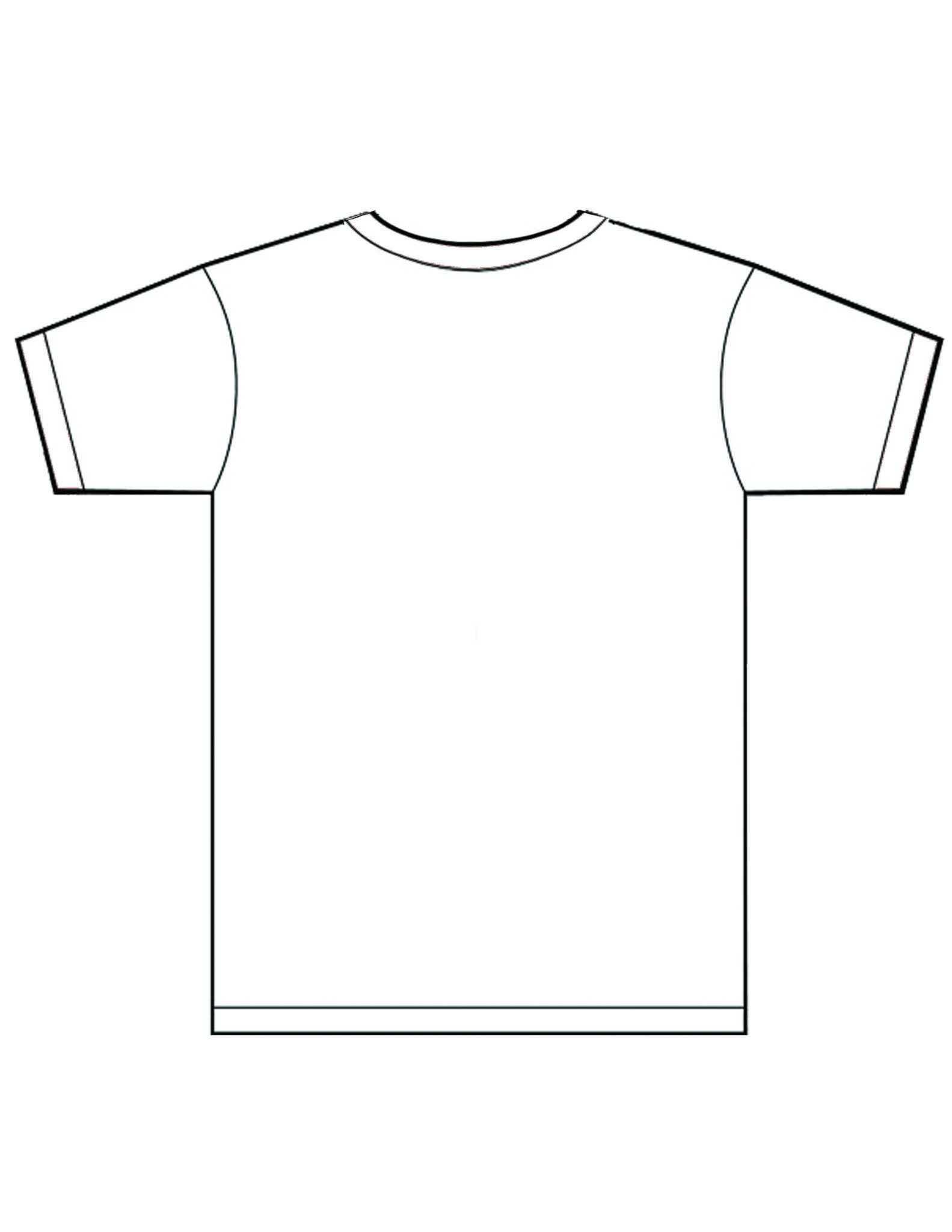 T Shirt Template Colona.rsd7 Within Blank T Shirt Design
