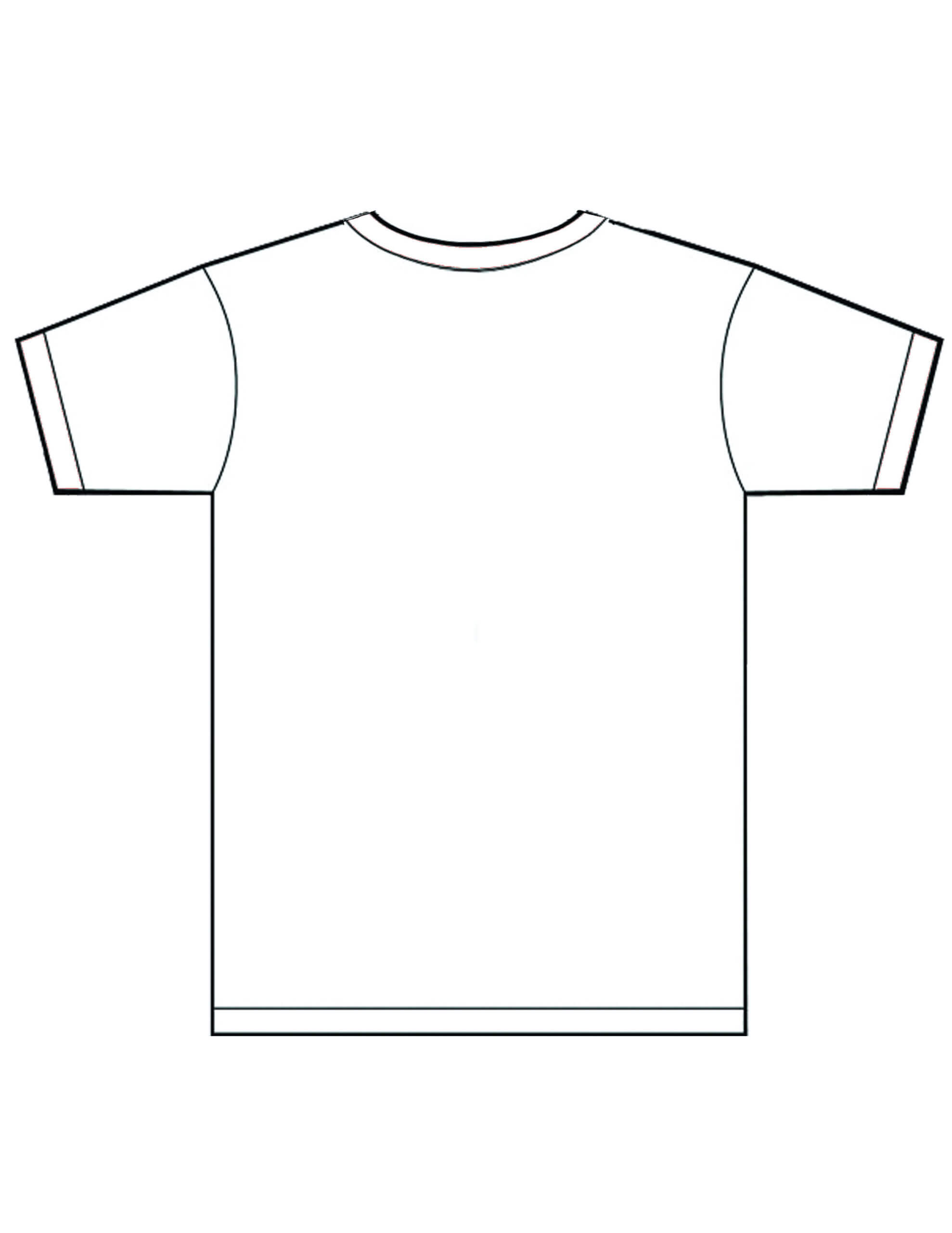 Download Photoshop T Shirt Template - Colona.rsd7 within Blank T ...