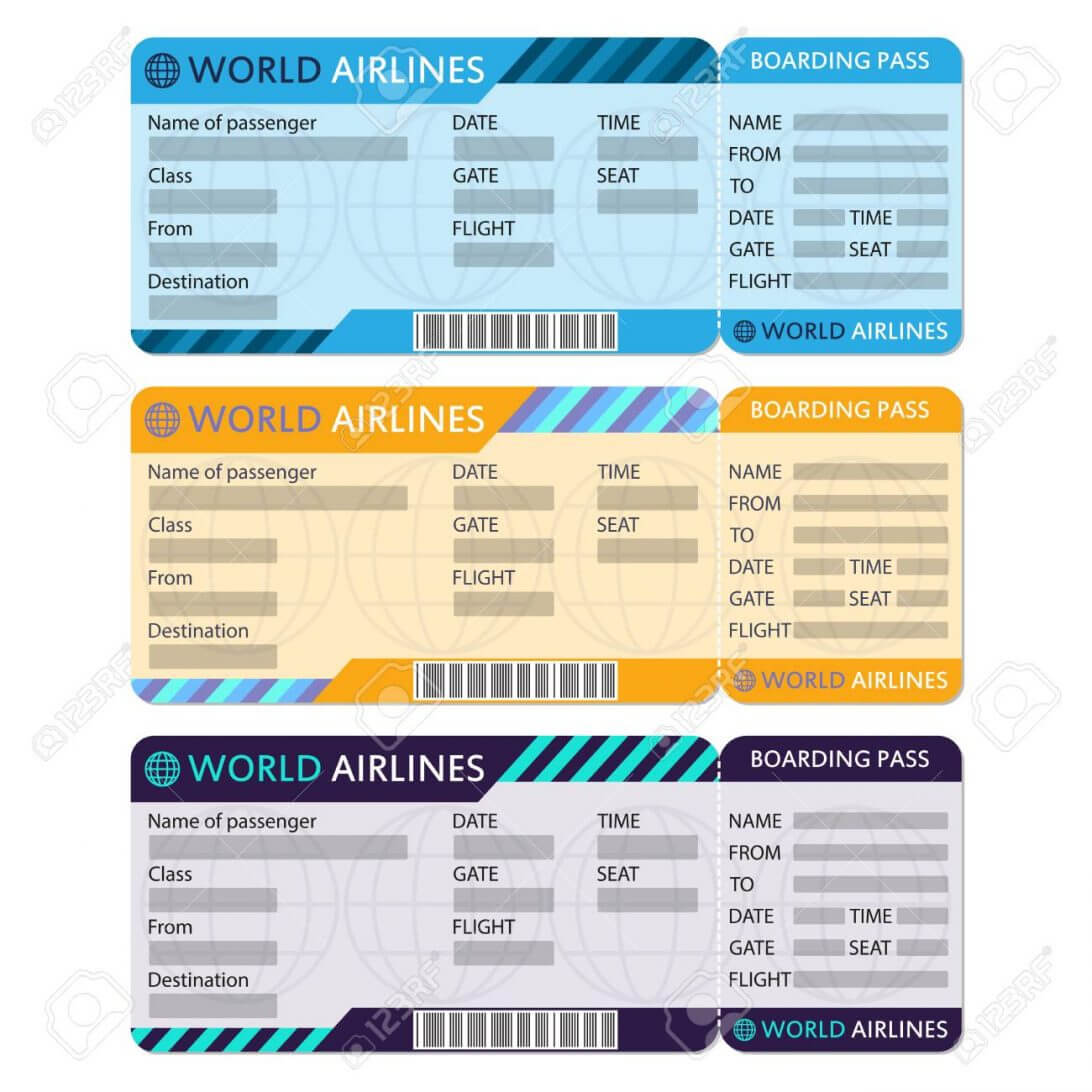 Plane Ticket Template Air Format Pdf Word Free Online With Regard To Plane Ticket Template Word