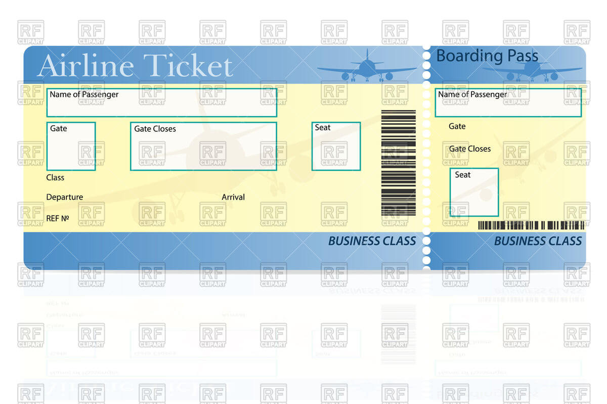 Plane Ticket Template Canva Airline Pdf Sample Psd Word Free Throughout Plane Ticket Template Word
