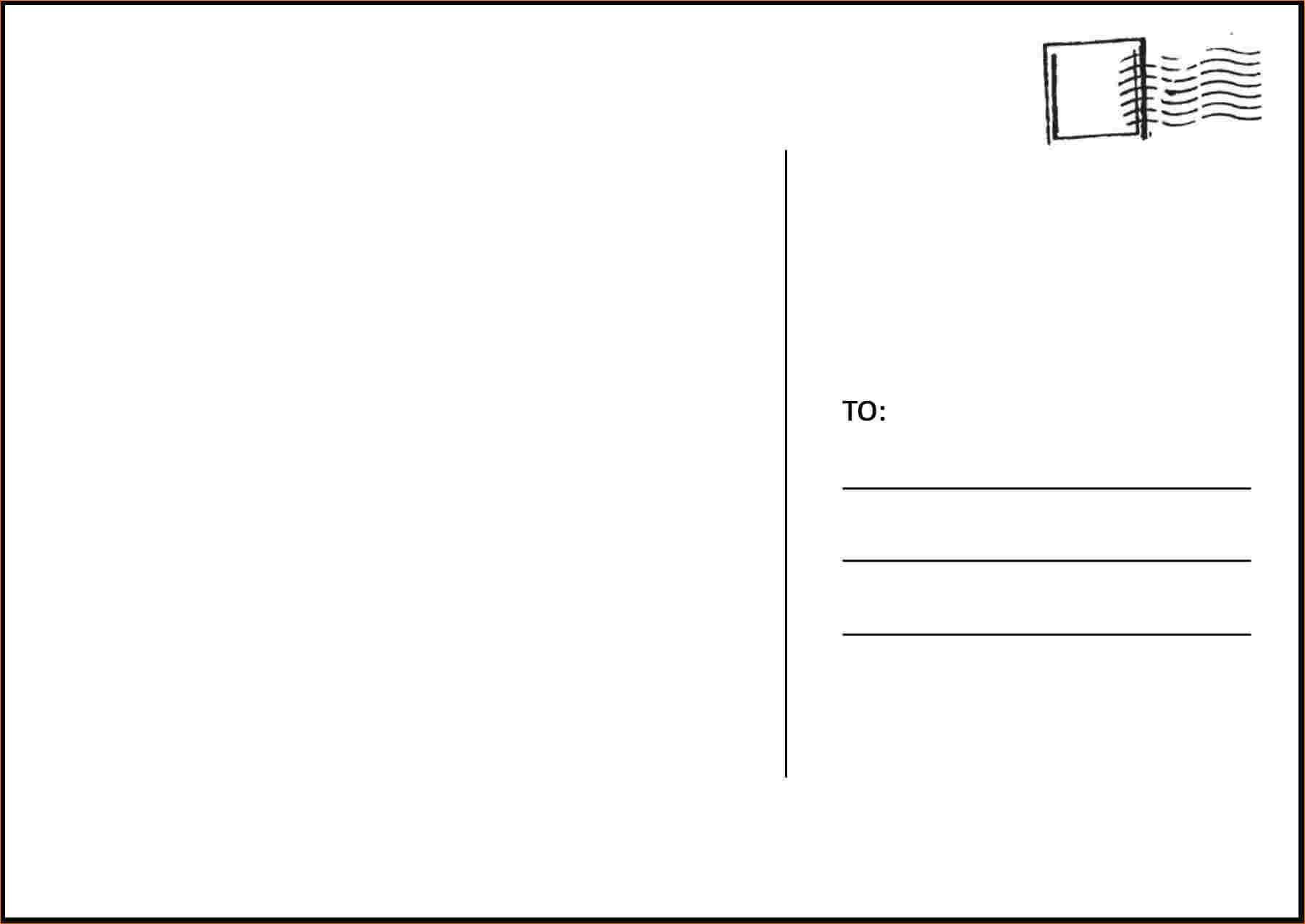 post card templates for ms word