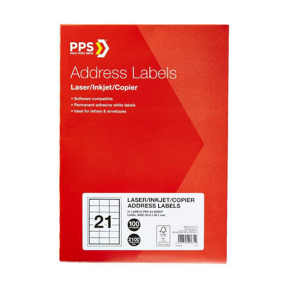 Pps Mailing Labels 30 Up 100 Pack Inside 33 Up Label Template Word 