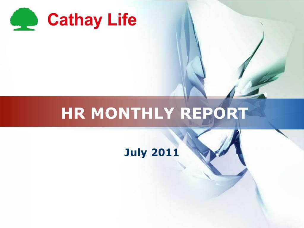 Ppt – Monthly Report Powerpoint Presentation, Free Download With Monthly Report Template Ppt
