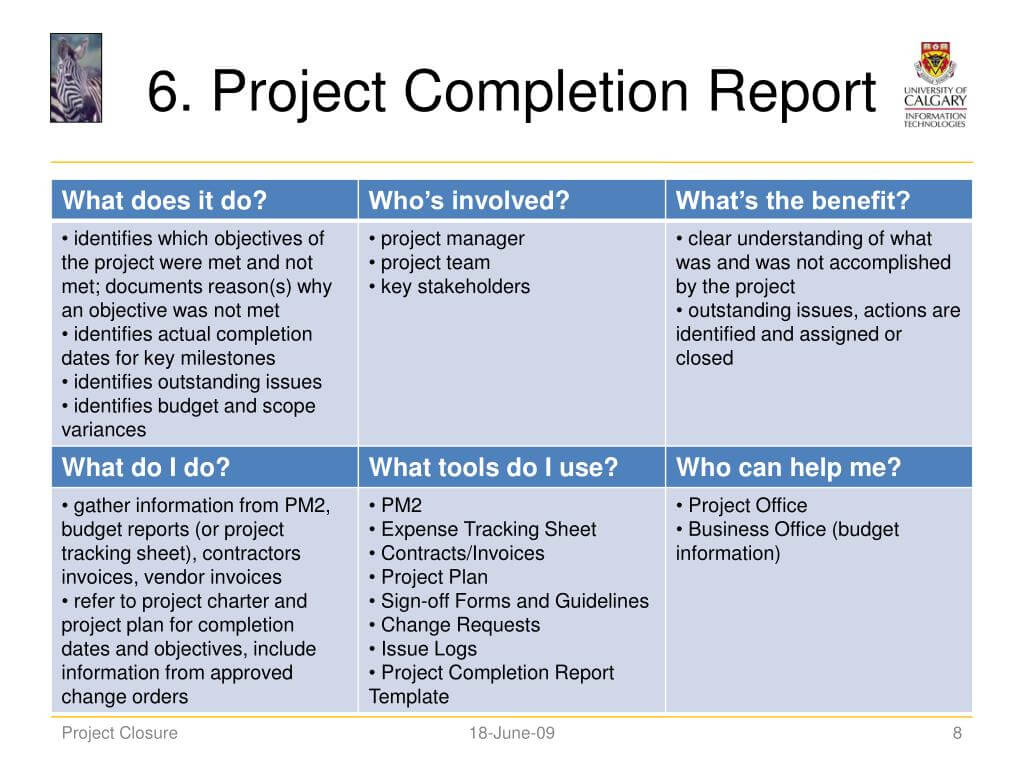 Ppt - Project Closure Powerpoint Presentation, Free Download Regarding Project Closure Report Template Ppt