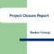 Ppt – Project Closure Report Powerpoint Presentation, Free Intended For Project Closure Report Template Ppt