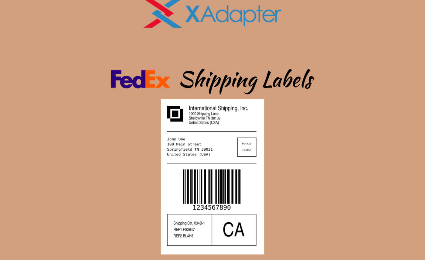 Print Woocommerce Fedex Shipping Labels In Multiple Sizes Regarding Fedex Label Template Word