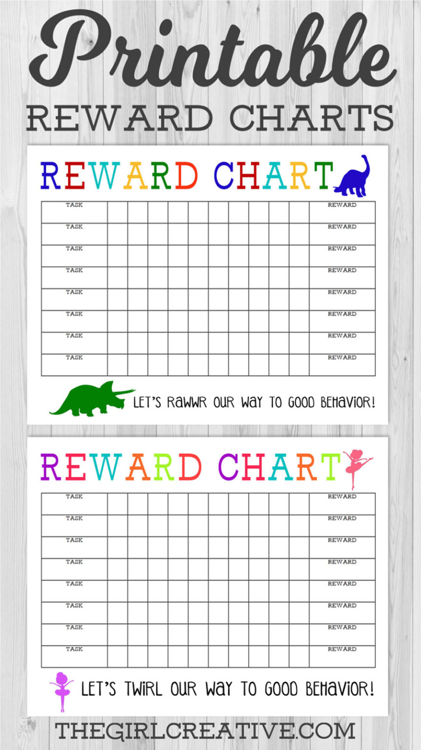 Printable Reward Charts Regarding Blank Reward Chart
