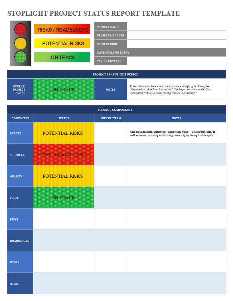 Project Status Report Excel Spreadsheet Sample | Templates At With Regard To Check Out Report Template