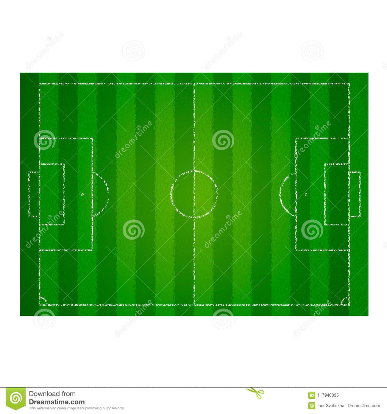 Realistic Textured Grass Football Field. Soccer Pitch. Empty Pertaining To Blank Football Field Template