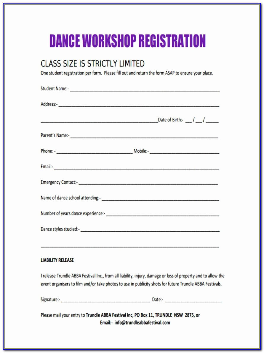 Registration Form Template Free Download Css – Form : Resume Within School Registration Form Template Word