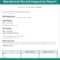 Rental Inspection Report | Property Inspection Checklist Intended For Pre Purchase Building Inspection Report Template