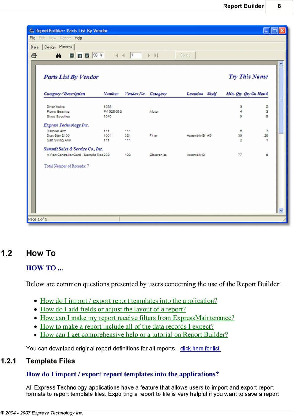 Report Builder User's Guide – Pdf Free Download With Regard To Report Builder Templates
