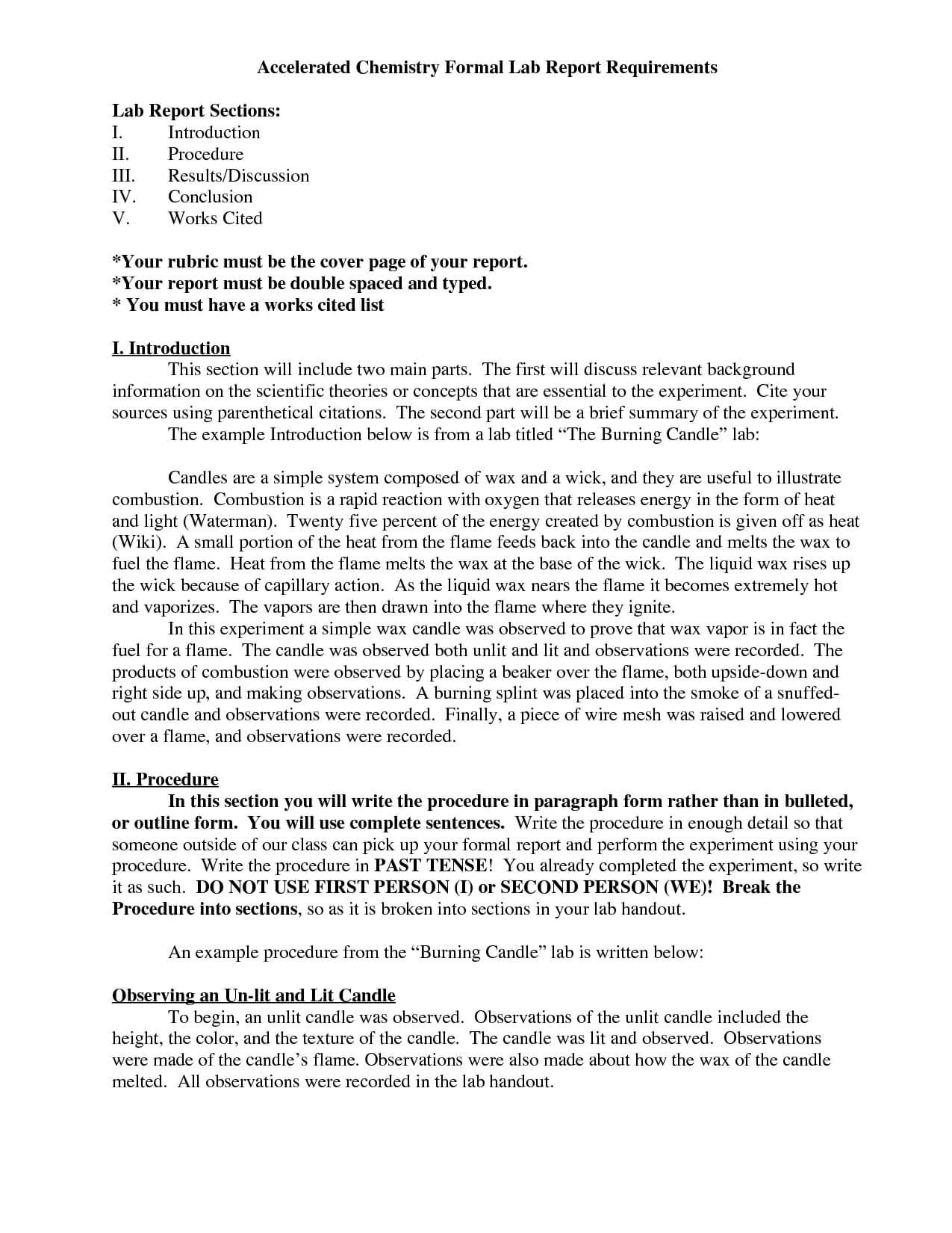Report Examples Write Online Lab Writing Guide Overview Throughout Introduction Template For Report