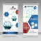Roll Up Banner Business Design On Background.brochure Template.. Pertaining To Vinyl Banner Design Templates