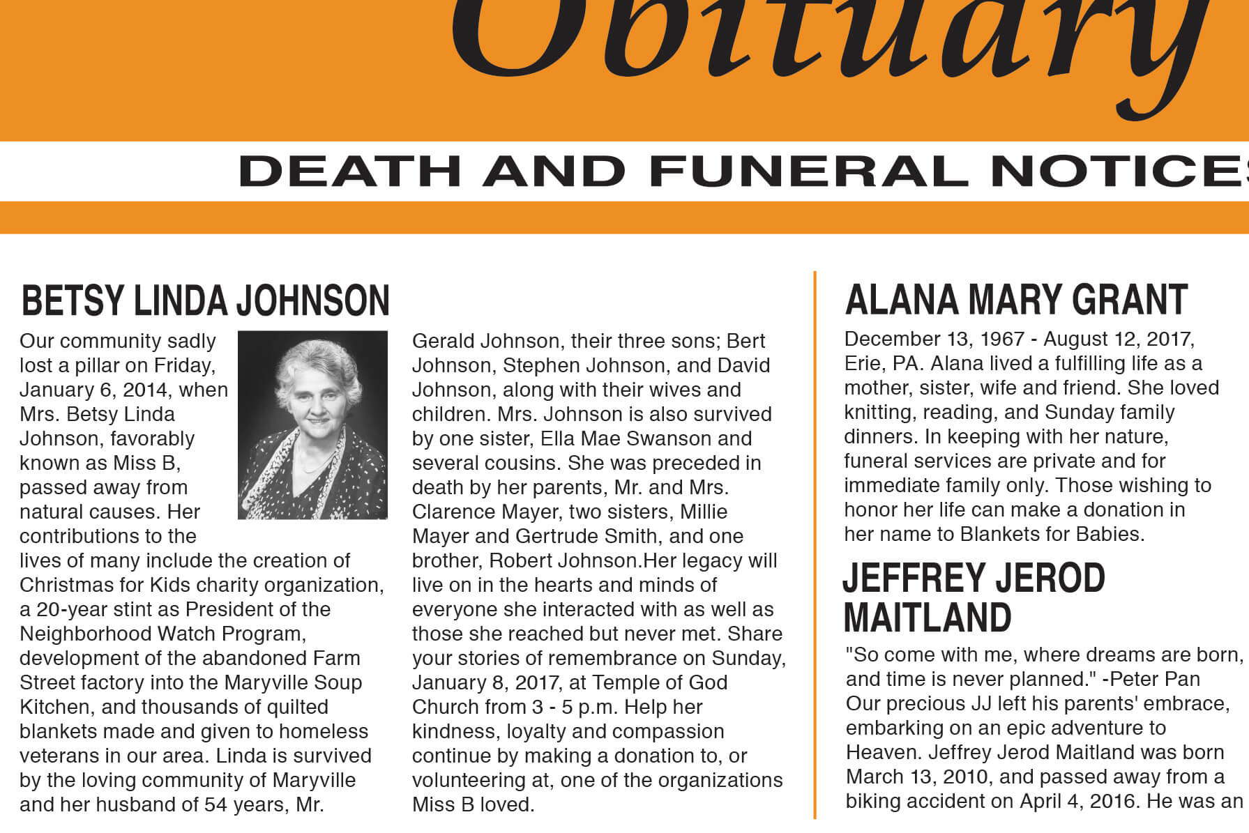 Sample Obituary Formats | Lovetoknow Regarding Obituary Template Word Document