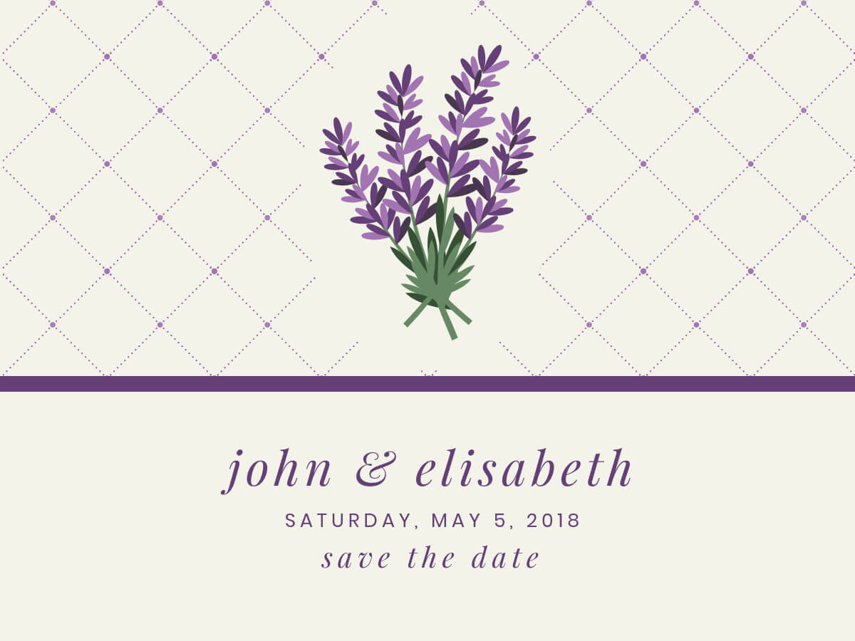 Save The Date | Banner Template Intended For Save The Date Banner Template