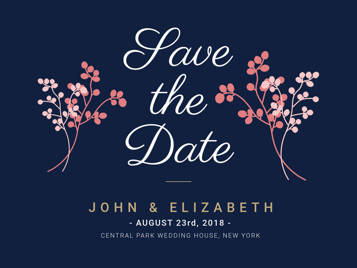 Save The Date – Banner Template Throughout Save The Date Banner Template