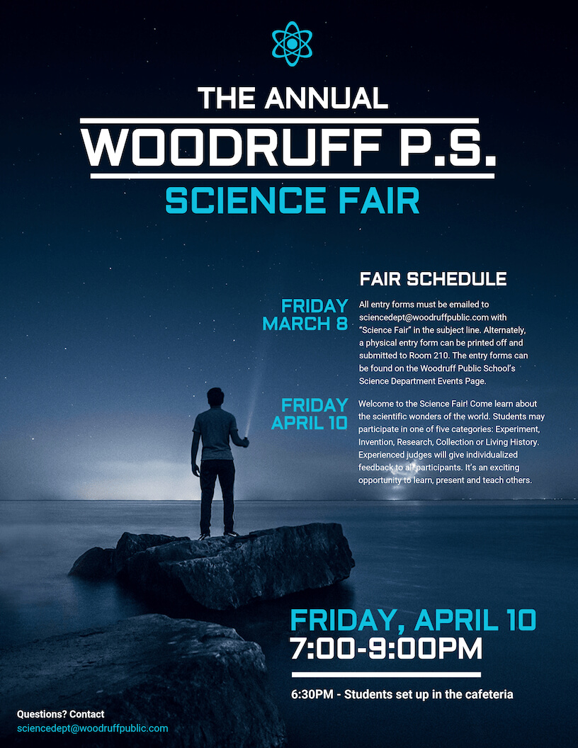 Science Fair Event Poster Within Science Fair Banner Template