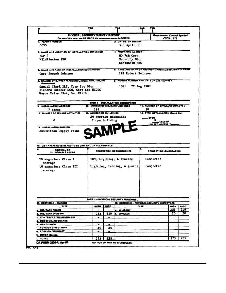 Security Assessment: Physical Security Assessment Report Throughout Physical Security Report Template