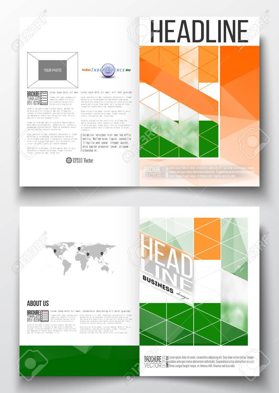 Set Of Business Templates For Brochure, Magazine, Flyer, Booklet.. Inside Ind Annual Report Template