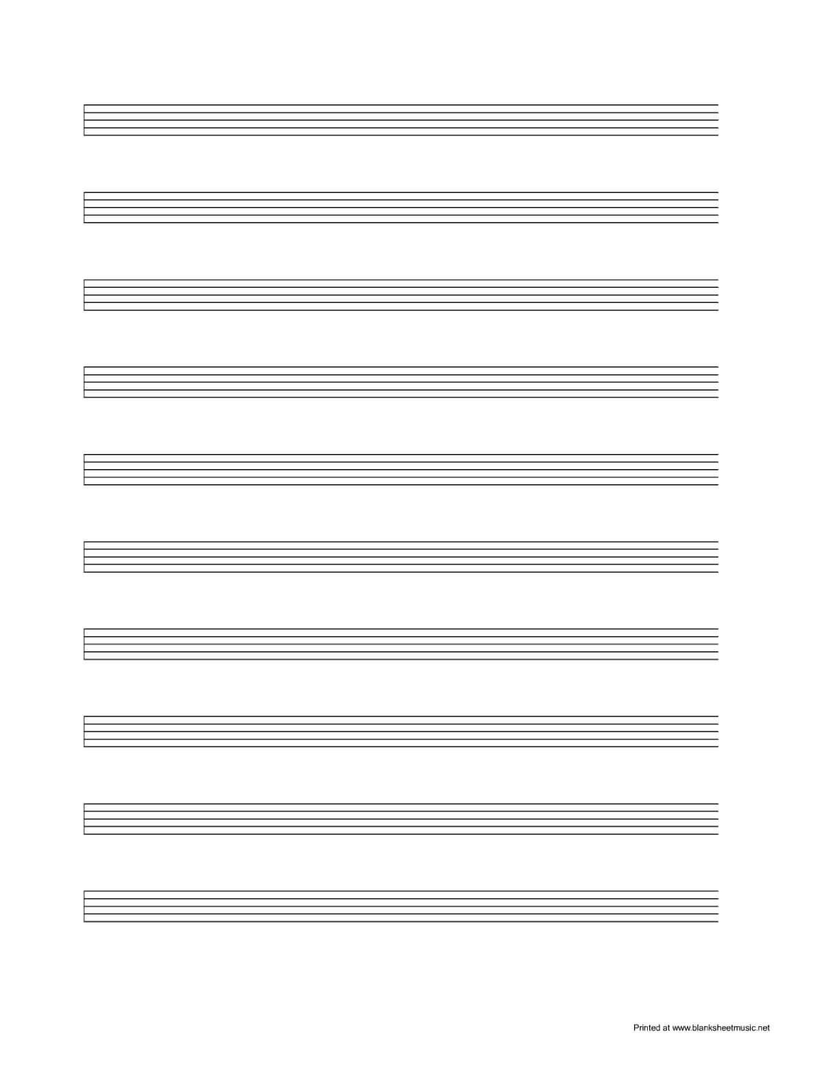 Sheet Music Template Blank For Word Free Pdf Spreadsheet Regarding Blank Sheet Music Template For Word