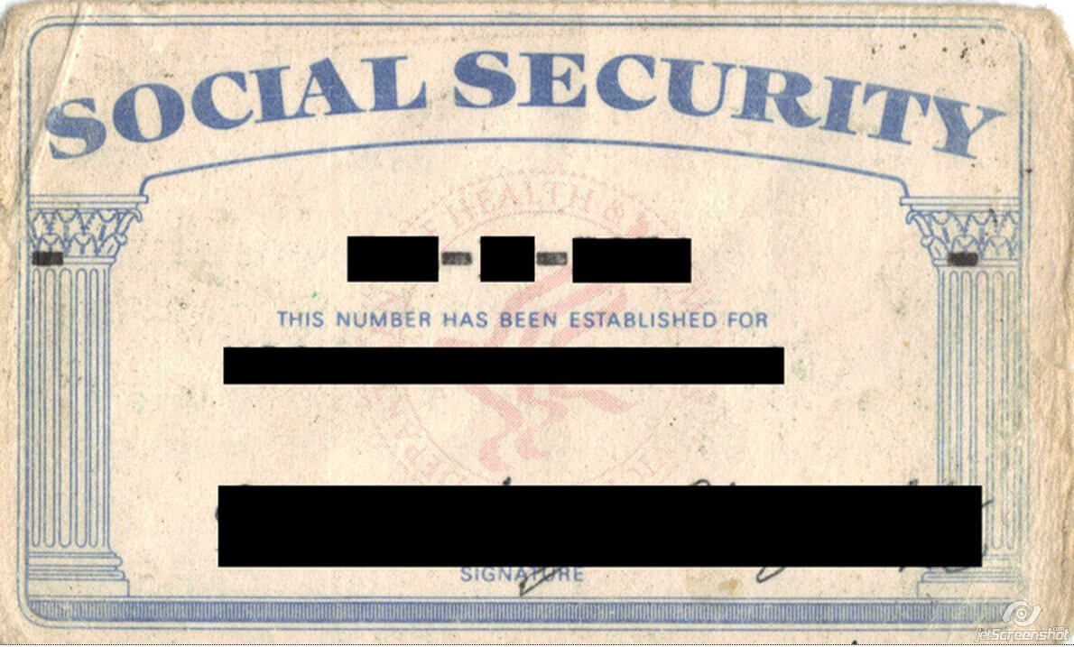 Social Security Number Identity Theft Expert Information For Blank Social Security Card Template