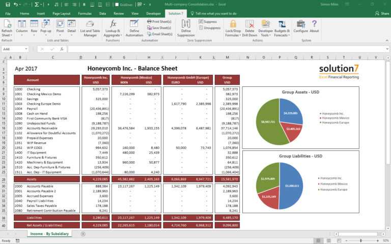 Solution 7 Excel Financial Reporting & Planning For Netsuite For ...