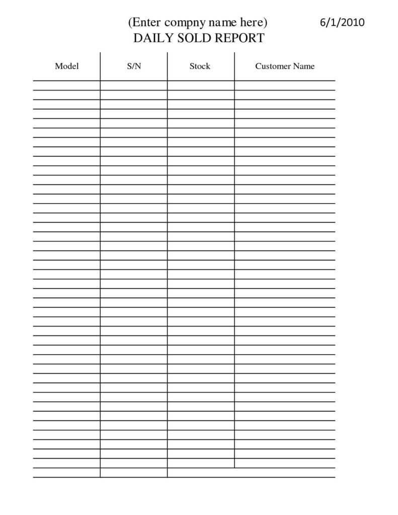 Spreadsheet Daily Es Report Template Free For Excel Download In Daily Report Sheet Template